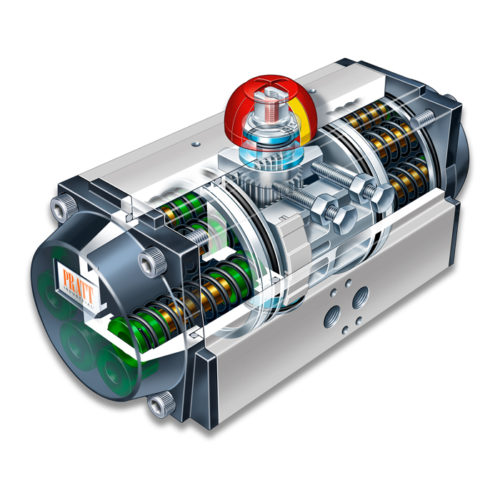 Pratt PV Series Pneumatic Actuator • Masdom